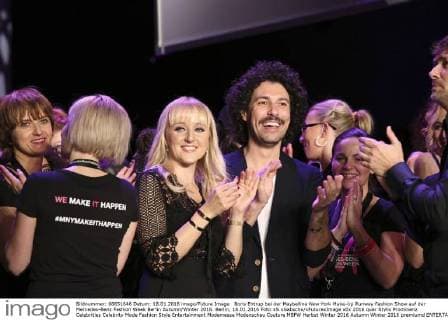 Boris Entrup bei der Maybelline New York Make-Up Runway Fashion Show auf der Mercedes-Benz Fashion Week Berlin Autumn Winter 2016. Berlin, 18.01.2016 Foto:xS.xGabschx xFuturexImage