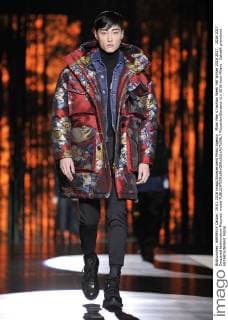 Milan Men s Fashion Week Fall Winter 2016 2017. 2016 2017 . Dsquared fashionshow Pictured: model  RiccardoxGiordano