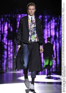 Milan Men s Fashion Week Fall Winter 2016 2017. 2016 2017 . Dsquared fashionshow Pictured: Lucky Blue Smith  RiccardoxGiordano