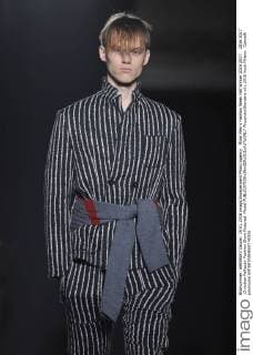 Milan Men s Fashion Week Fall Winter 2016 2017. 2016 2017 .Christian Pellizzari Fashion Show Pictured: Model  RiccardoxGiordano