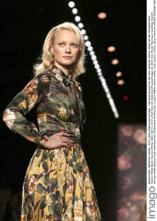 Franziska Knuppe bei der Lena Hoschek Fashion Show auf der Mercedes-Benz Fashion Week Berlin Autumn Winter 2016. Berlin, 19.01.2016 Foto:xS.xGabschx xFuturexImage