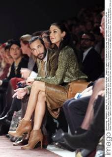 Massimo Sinato und Rebecca Mir bei der Lena Hoschek Fashion Show auf der Mercedes-Benz Fashion Week Berlin Autumn Winter 2016. Berlin, 19.01.2016 Foto:xS.xGabschx xFuturexImage