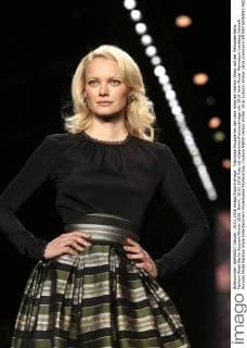 Franziska Knuppe bei der Lena Hoschek Fashion Show auf der Mercedes-Benz Fashion Week Berlin Autumn Winter 2016. Berlin, 19.01.2016 Foto:xS.xGabschx xFuturexImage
