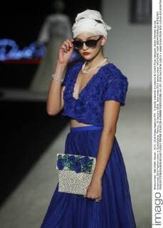 A model presents a creation by Costa Rican designer Edwin Ramirez during Intermoda 2016 Fashion show in Guadalajara, Mexico, 19 January 2016. Intermoda 2016 fashion show !ACHTUNG: NUR REDAKTIONELLE NUTZUNG!  MEX59 20160120-635888675300301096