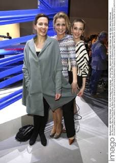 Ulrike Frank, Jessica Ginkel und Kristin Meyer bei der Riani Fashion Show auf der Mercedes-Benz Fashion Week Berlin Autumn Winter 2016. Berlin, 19.01.2016 Foto:xS.xGabschx xFuturexImage