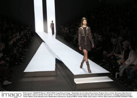 Models bei der Dorothee Schumacher Fashion Show auf der Mercedes-Benz Fashion Week Berlin Autumn Winter 2016. Berlin, 20.01.2016 Foto:xS.xGabschx xFuturexImage