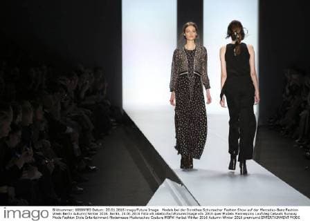 Models bei der Dorothee Schumacher Fashion Show auf der Mercedes-Benz Fashion Week Berlin Autumn Winter 2016. Berlin, 20.01.2016 Foto:xS.xGabschx xFuturexImage