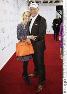 Axel Schulz mit Ehefrau Patricia bei der Anja Gockel Fashion Show auf der Mercedes-Benz Fashion Week Berlin Autumn Winter 2016. Berlin, 20.01.2016 Foto:xS.xGabschx xFuturexImage