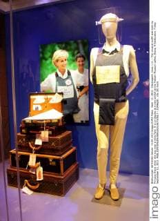 Sept. 13, 2013 - Davenpport, Iowa, U.S. - This unusual outfit was worn by Princess Diana when she was near a mine field. It is on display at a new exhibit at the Putnam Museum called, Diana, A Celebration. Friday September 12, 2013. - ZUMAq30_