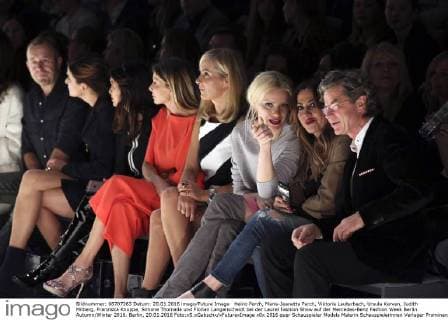 Heino Ferch, Marie-Jeanette Ferch, Viktoria Lauterbach, Ursula Karven, Judith Milberg, Franziska Knuppe, Simone Thomalla und Florian Langenscheidt bei der Laurel Fashion Show auf der Mercedes-Benz Fashion Week Berlin Autumn Winter 2016. Berlin, 20.01.2016 Foto:xS.xGabschx xFuturexImage