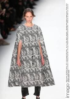 Jan. 20, 2016 - Berlin, Germany - Mercedes-Benz Fashion Week Autum Winter 2016 in Berlin. A model presents collection of Rebekka Ruetz Berlin Germany - ZUMAp133