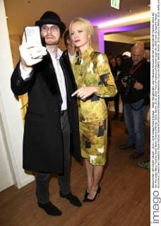 Ralph Morgenstern und Franziska Knuppe bei der Kilian Kerner Fashion Show auf der Mercedes-Benz Fashion Week Berlin Autumn Winter 2016. Berlin, 20.01.2016 Foto:xFredericx xFuturexImage
