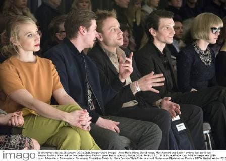 Anna Maria Mühe, David Kross, Max Riemelt und Sabin Tambrea bei der Kilian Kerner Fashion Show auf der Mercedes-Benz Fashion Week Berlin Autumn Winter 2016. Berlin, 20.01.2016 Foto:xFredericx xFuturexImage