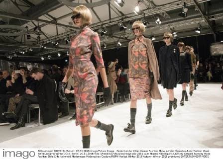 Model bei der Kilian Kerner Fashion Show auf der Mercedes-Benz Fashion Week Berlin Autumn Winter 2016. Berlin, 20.01.2016 Foto:xFredericx xFuturexImage