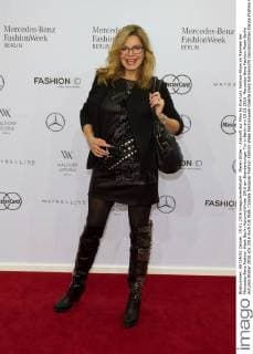 Maren Gilzer - Ankunft zur Minx by Eva Lutz Fashion-Show im Rahmen der Mercedes-Benz Fashion Week Berlin Autumn Winter 2016 am Brandenburger Tor in Berlin am 19.01.2016. Mercedes-Benz Fashion Week Berlin Autumn Winter 2016