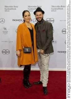 Miyabi Kawai und Manuel Cortez - Ankunft zur Minx by Eva Lutz Fashion-Show im Rahmen der Mercedes-Benz Fashion Week Berlin Autumn Winter 2016 am Brandenburger Tor in Berlin am 19.01.2016. Mercedes-Benz Fashion Week Berlin Autumn Winter 2016