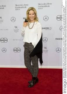 Ann-Katrin Kramer - Ankunft zur Minx by Eva Lutz Fashion-Show im Rahmen der Mercedes-Benz Fashion Week Berlin Autumn Winter 2016 am Brandenburger Tor in Berlin am 19.01.2016. Mercedes-Benz Fashion Week Berlin Autumn Winter 2016