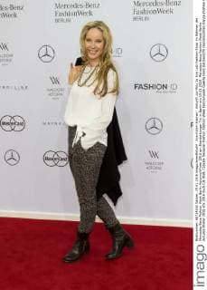 Ann-Katrin Kramer - Ankunft zur Minx by Eva Lutz Fashion-Show im Rahmen der Mercedes-Benz Fashion Week Berlin Autumn Winter 2016 am Brandenburger Tor in Berlin am 19.01.2016. Mercedes-Benz Fashion Week Berlin Autumn Winter 2016