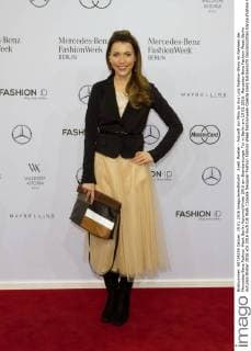Anett Moeller - Ankunft zur Minx by Eva Lutz Fashion-Show im Rahmen der Mercedes-Benz Fashion Week Berlin Autumn Winter 2016 am Brandenburger Tor in Berlin am 19.01.2016. Mercedes-Benz Fashion Week Berlin Autumn Winter 2016
