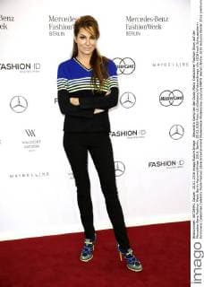 Alexandra Kamp bei der Guido Maria Kretschmer Fashion Show auf der Mercedes-Benz Fashion Week Berlin Autumn Winter 2016. Berlin, 20.01.2016 Foto:xS.xGabschx xFuturexImage