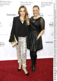Simone Thomalla und Simone Ballack bei der Guido Maria Kretschmer Fashion Show auf der Mercedes-Benz Fashion Week Berlin Autumn Winter 2016. Berlin, 20.01.2016 Foto:xS.xGabschx xFuturexImage