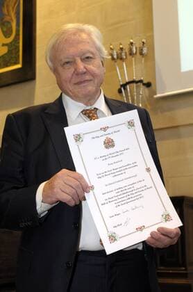 IMAGO ICONS: Sir David Attenborough Dec. 17, 2013 - Bristol, Bristol, UK - Bristol, UK. Bristol gives the cityÃ¢??s highest honour to Sir David Attenborough at an extraordinary full council meeting on Tuesday, December 17. Sir David Attenborough is widely recognised as the worldÃ¢??s greatest natural history programme maker. The decision to award the Freedom of the City follows a close association between Bristol, the BBCÃ¢??s Natural History Unit (based in Bristol) and the renowned naturalist and film-maker. Freedom of the City will mean that Sir David AttenboroughÃ¢??s name is added to the Roll of Honorary Freemen of the City. Sir David AttenboroughÃ¢??s career as a naturalist and broadcaster has spanned nearly six decades and there are very few places on the globe he has not visited. 17 December 2013..Photo credit : Simon Chapman LNP  - ZUMAl94_