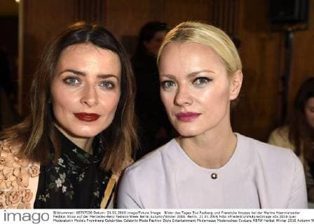 Bilder des Tages Eva Padberg und Franziska Knuppe bei der Marina Hoermanseder Fashion Show auf der Mercedes-Benz Fashion Week Berlin Autumn Winter 2016. Berlin, 21.01.2016 Foto:xFredericx xFuturexImage