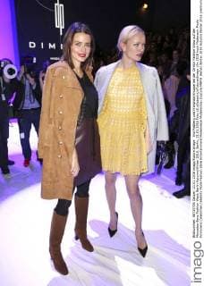 Eva Padberg und Franziska Knuppe bei der Dimitri Fashion Show auf der Mercedes-Benz Fashion Week Berlin Autumn Winter 2016. Berlin, 21.01.2016 Foto:xS.xGabschx xFuturexImage