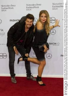 Thore Schoelermann und Jana Kilka - Ankunft zur Guido Maria Kretschmer Fashion-Show im Rahmen der Mercedes-Benz Fashion Week Berlin Autumn Winter 2016 am Brandenburger Tor in Berlin am 19.01.2016. Mercedes-Benz Fashion Week Berlin Autumn Winter 2016