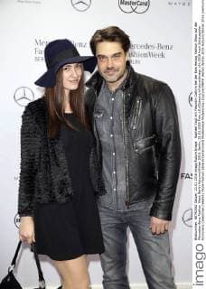 Raphael Vogt mit Freundin Cathrin bei der Ewa Herzog Fashion Show auf der Mercedes-Benz Fashion Week Berlin Autumn Winter 2016. Berlin, 21.01.2016 Foto:xS.xGabschx xFuturexImage