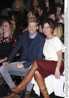 Maxi Arland mit Begleitung bei der Ewa Herzog Fashion Show auf der Mercedes-Benz Fashion Week Berlin Autumn Winter 2016. Berlin, 21.01.2016 Foto:xS.xGabschx xFuturexImage