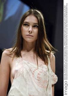 Model bei der seenbefore Fashion Show auf dem Lavera Showfloor auf der Berlin Fashion Week Autumn Winter 2016. Berlin, 21.01.2016 Foto:xFredericx xFuturexImage