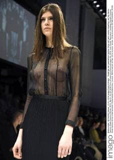 Model bei der seenbefore Fashion Show auf dem Lavera Showfloor auf der Berlin Fashion Week Autumn Winter 2016. Berlin, 21.01.2016 Foto:xFredericx xFuturexImage