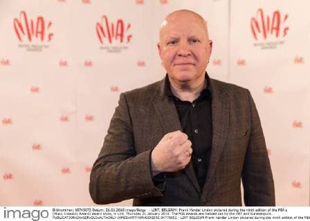 - LINT, BELGIUM: Frank Vander Linden pictured during the ninth edition of the MIA s (Music Industry Award) award show, in Lint, Thursday 21 January 2016. The MIA awards are handed out by the VRT and Kunstenpunt.  JAMESxARTHURxGEKIERE 04778652