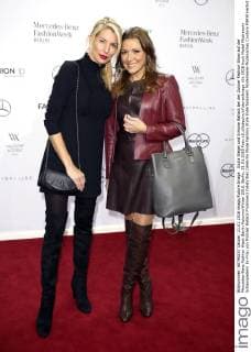 Giulia Siegel und Simone Ballack bei der Zukker Fashion Show auf der Mercedes-Benz Fashion Week Berlin Autumn Winter 2016. Berlin, 21.01.2016 Foto:xS.xGabschx xFuturexImage