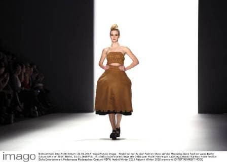 Model bei der Zukker Fashion Show auf der Mercedes-Benz Fashion Week Berlin Autumn Winter 2016. Berlin, 21.01.2016 Foto:xS.xGabschx xFuturexImage