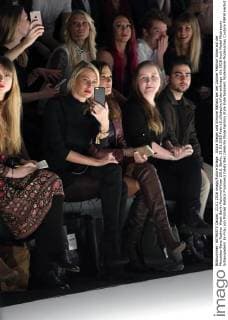 Giulia Siegel und Simone Ballack bei der Zukker Fashion Show auf der Mercedes-Benz Fashion Week Berlin Autumn Winter 2016. Berlin, 21.01.2016 Foto:xS.xGabschx xFuturexImage