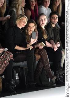 Giulia Siegel und Simone Ballack bei der Zukker Fashion Show auf der Mercedes-Benz Fashion Week Berlin Autumn Winter 2016. Berlin, 21.01.2016 Foto:xS.xGabschx xFuturexImage