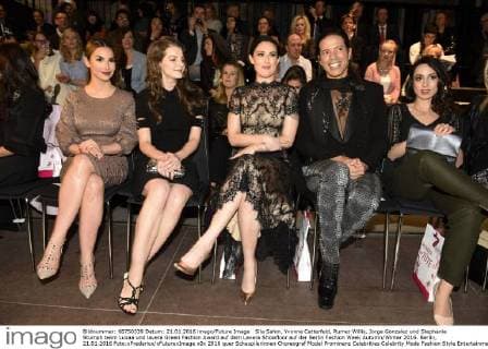 Sila Sahin, Yvonne Catterfeld, Rumer Willis, Jorge Gonzalez und Stephanie Stumph beim Luxaa und lavera Green Fashion Award auf dem Lavera Showfloor auf der Berlin Fashion Week Autumn Winter 2016. Berlin, 21.01.2016 Foto:xFredericx xFuturexImage