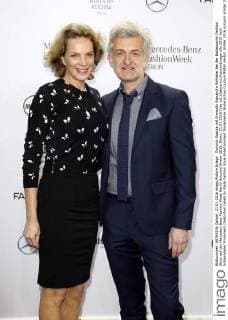 Dominic Raacke mit Freundin Alexandra Rohleder bei der Baldessarini Fashion Show auf der Mercedes-Benz Fashion Week Berlin Autumn Winter 2016. Berlin, 21.01.2016 Foto:xS.xGabschx xFuturexImage