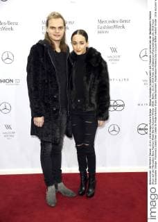 Wilson Gonzalez Ochsenknecht mit Freundin Lorraine bei der Baldessarini Fashion Show auf der Mercedes-Benz Fashion Week Berlin Autumn Winter 2016. Berlin, 21.01.2016 Foto:xS.xGabschx xFuturexImage