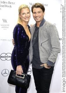 Raul Richter mit Freundin Valentina Pahde bei der Baldessarini Fashion Show auf der Mercedes-Benz Fashion Week Berlin Autumn Winter 2016. Berlin, 21.01.2016 Foto:xS.xGabschx xFuturexImage