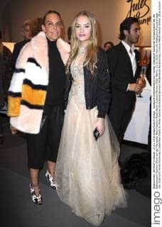 Natascha Ochsenknecht mit Tochter Cheyenne Savannah Ochsenknecht bei der Baldessarini Fashion Show auf der Mercedes-Benz Fashion Week Berlin Autumn Winter 2016. Berlin, 21.01.2016 Foto:xS.xGabschx xFuturexImage