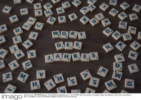 11.12.2015, Wort des Jahres, Scrabble, Spiel, Buchstaben, Wort, Wort des Jahres, Jahr, auswählen, küren