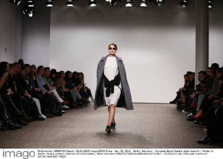 Jan. 22, 2016 - Berlin, Germany - Mercedes-Benz Fashion Week Autumn Winter in Berlin. Models present collection of Ioana Ciolacu. Berlin Germany - ZUMAp133