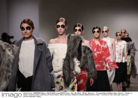 Jan. 22, 2016 - Berlin, Germany - Mercedes-Benz Fashion Week Autumn Winter in Berlin. Models present collection of Ioana Ciolacu. Berlin Germany - ZUMAp133