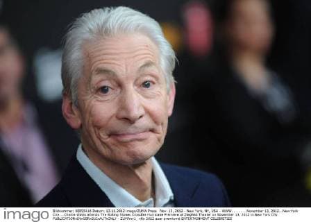 Nov. 13, 2012 - New York, NY, USA - WWW. . . . . . .November 13, 2012...New York City....Charlie Watts attends The Rolling Stones Crossfire Hurricane Premiere at Ziegfeld Theater on November 13, 2012 in New York City.  - ZUMAny1_
