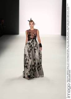 Jan. 22, 2016 - Berlin, Germany - Mercedes-Benz Fashion Week Autum Winter 2016 in Berlin. A model presents collection of Irene Luft Berlin Germany - ZUMAp133