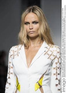 204232 Marineau Starface 2016-01-24 Paris France Defile haute couture Atellier Versace Printemps été 2016. Atelier Versace, Couture spring-summer 2016,Paris, France Editorial use only Poly, Natasha  Copyright: xMarineaux STAR_204232_011