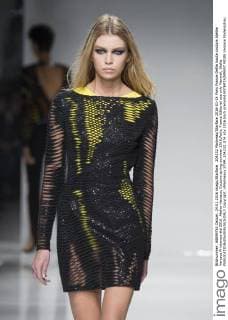 204232 Marineau Starface 2016-01-24 Paris France Defile haute couture Atellier Versace Printemps été 2016. Atelier Versace, Couture spring-summer 2016,Paris, France Editorial use only Maxwell, Stella  Copyright: xMarineaux STAR_204232_074